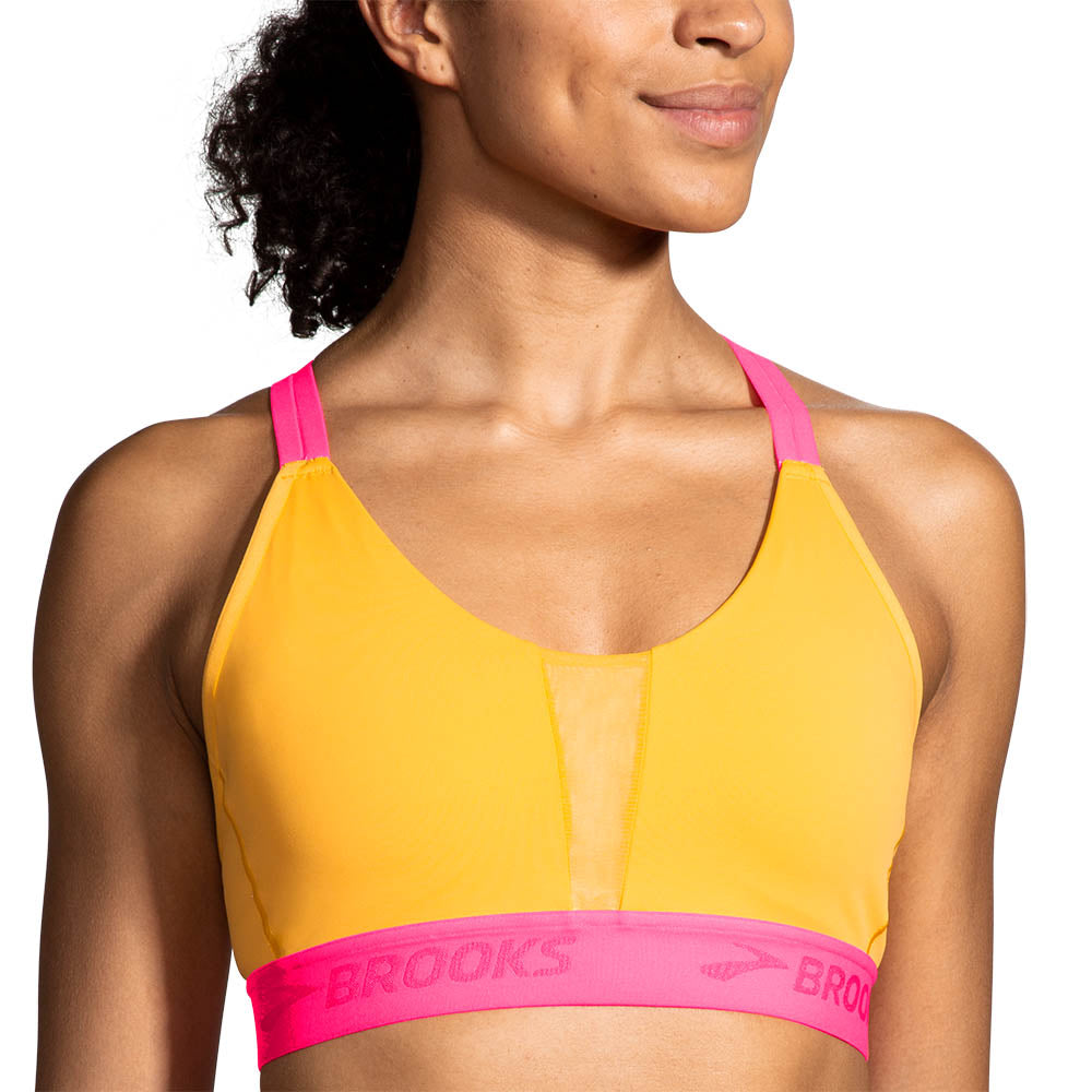 Women's Brooks Drive Plunge. Yellow. Front view.