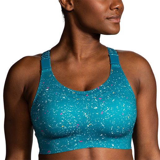 Women's Brooks Dare Racerback 2.0. Teal. Front view.