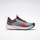 Women's Reebok Floatride Energy 4 Adventure. Grey upper. White midsole. Medial view.