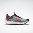 Women's Reebok Floatride Energy 4 Adventure. Grey upper. White midsole. Medial view.
