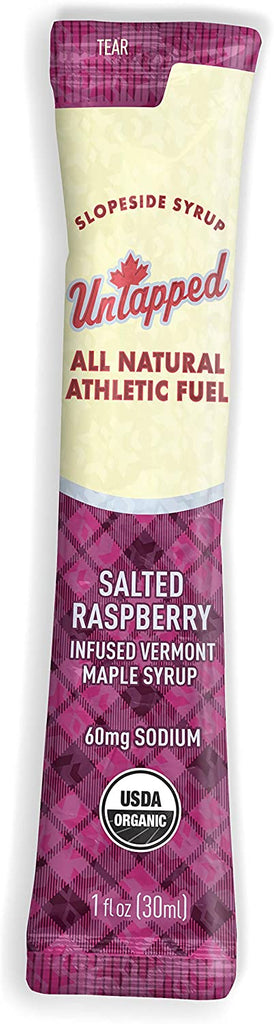salted raspberry untapped maple syrup with 60 mg sodium