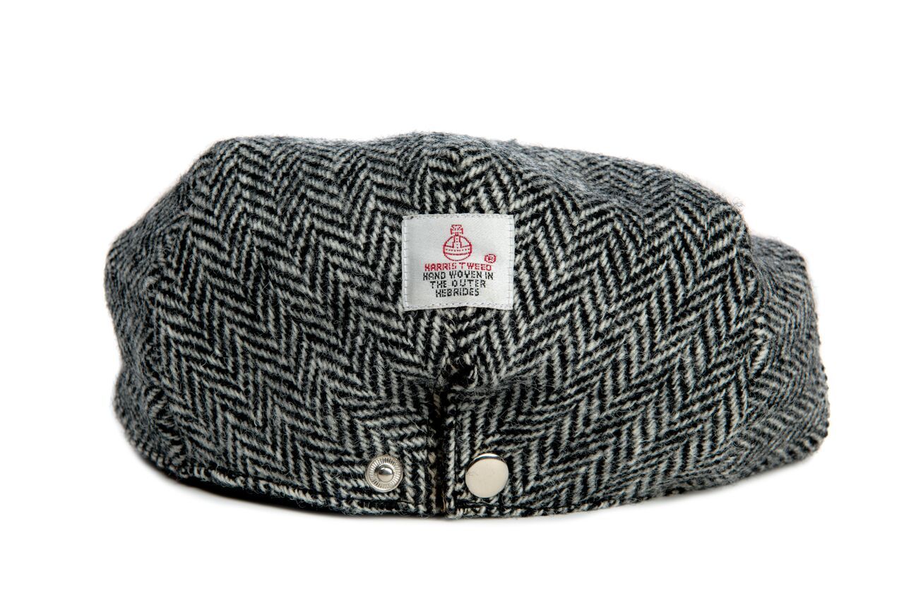 Bronte Moon Flat Cap Harris Tweed Genuine Scottish Tweed Unise