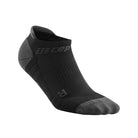 Women's CEP No Show Socks 3.0. Black. Lateral view.