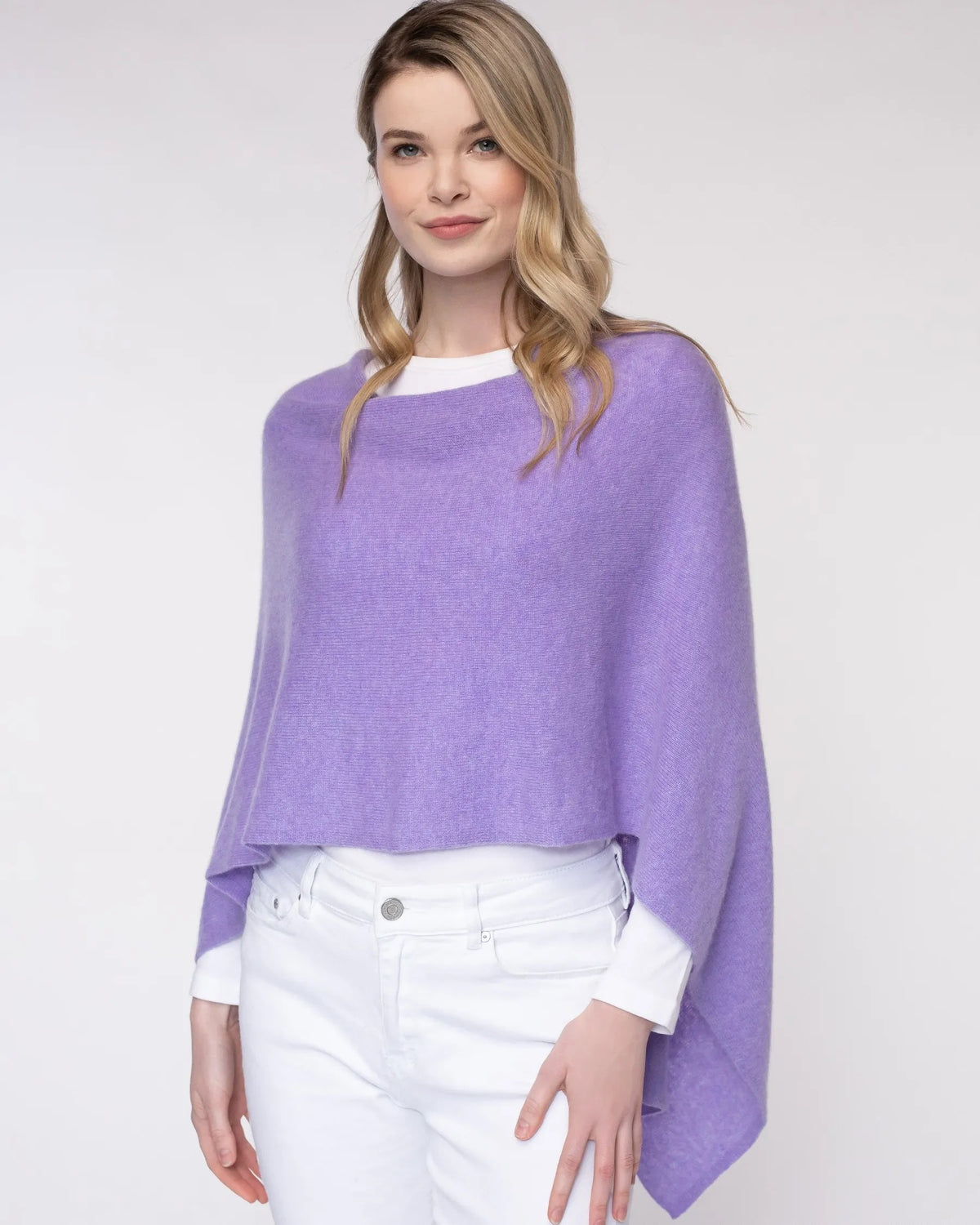 Alashan 100% Cashmere Dress Topper Poncho Women's