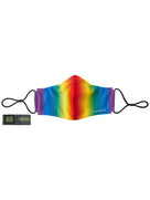 Amphipod Face Mask. Rainbow print.