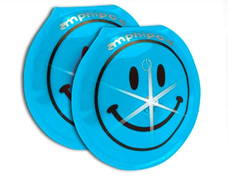 Amphipod Mini Clip LED. Smiley face.