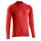 Men's CEP Ultralight Long Sleeve Shirt. Red. Front view.