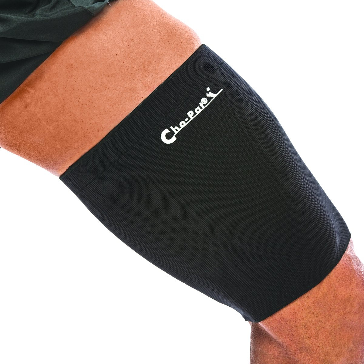 Cho-Pat Thigh Compression Sleeve. Black.