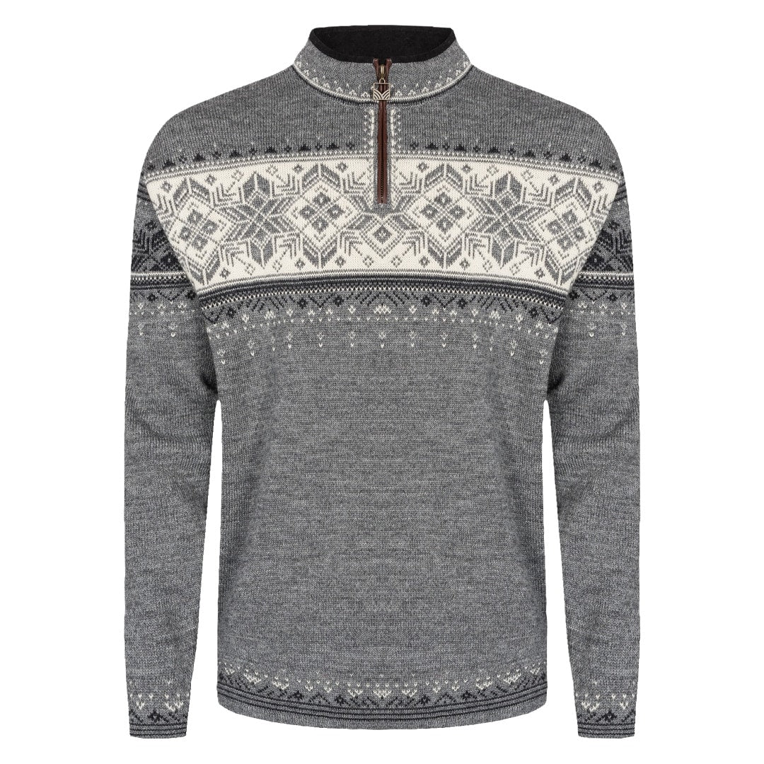 Dale of Norway Blyfjell Sweater Unisex Smoke/Off White/Dark Charcoal