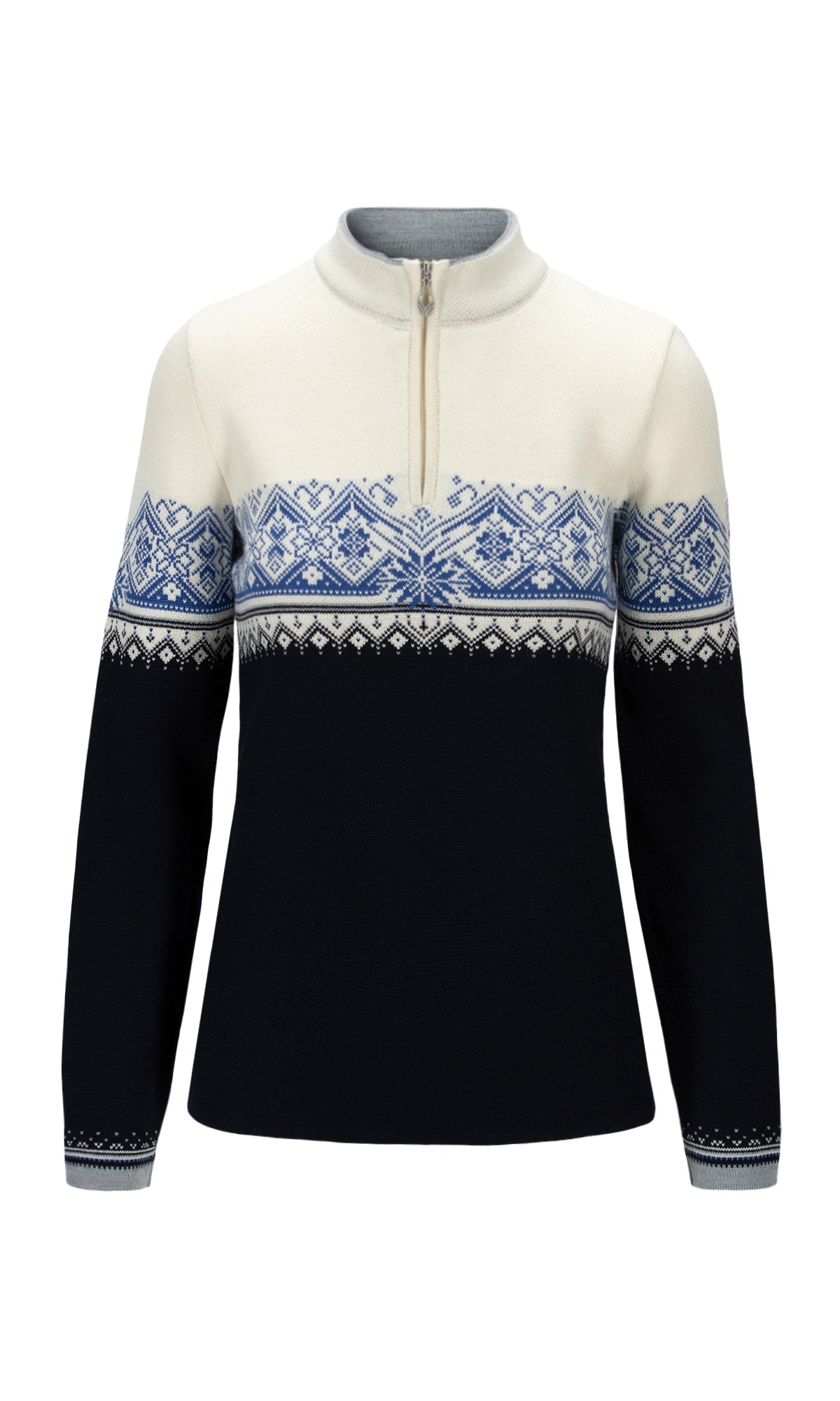 Dale of Norway Moritz Sweater, women’s, Navy/White/Ultramarine – front product view
