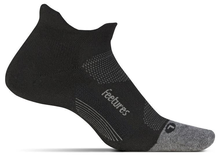 Feetures Elite Max Cushion No Show Tab. Black