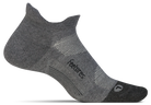 Feetures Elite Max Cushion No Show Tab. Grey