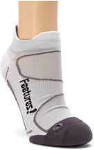 Feetures! | Elite | Ultra Light Cushion | No Show | White/Dark Grey