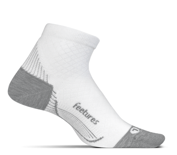Feetures! Plantar Fasciitis Relief Quarter Crew Socks Light Cushion