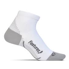 Feetures! Plantar Fasciitis Relief Quarter Crew Socks Ultra Light