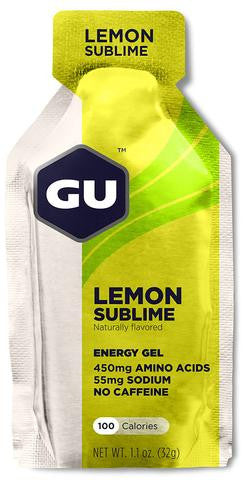 GU Energy Gel. Lemon.