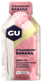 GU Energy Gel. Strawberry Banana.