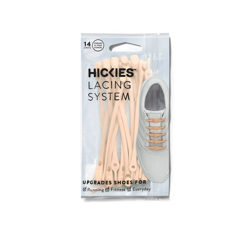 HICKIES 2.0. Running Laces. Light Pink.