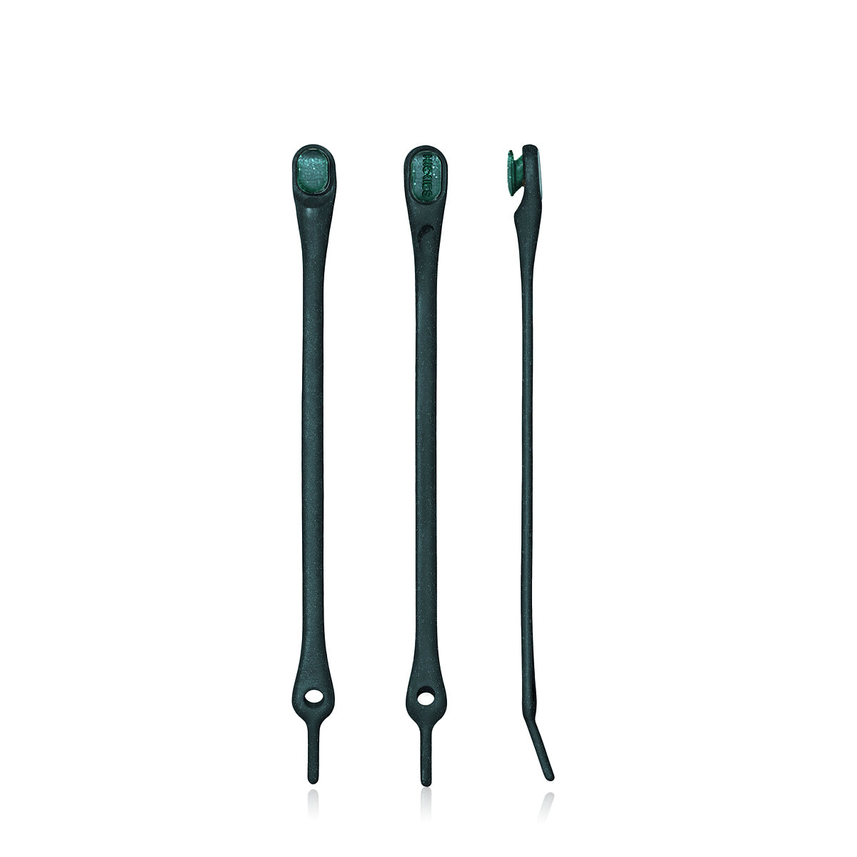 HICKIES 2.0. Running Laces. Dark Green.