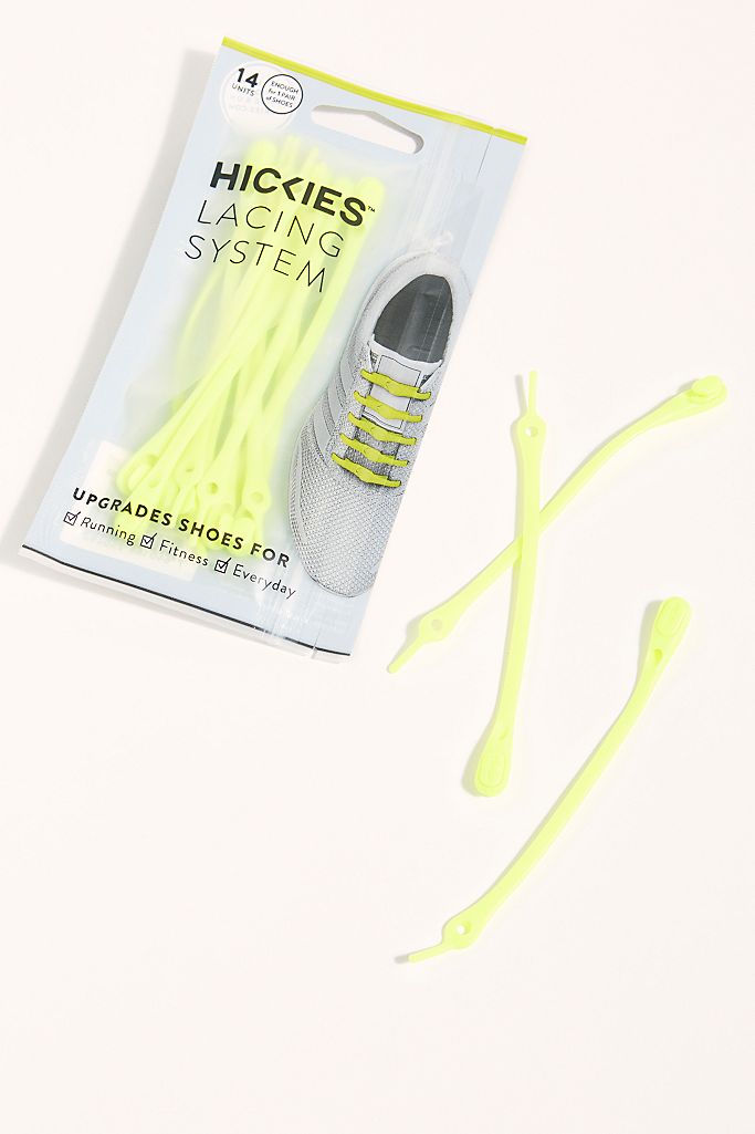 HICKIES 2.0. Running Laces. Yellow.