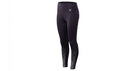 Womens New Balance Impact Tights. Purple/Gray. Front view.
