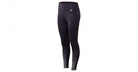 Womens New Balance Impact Tights. Purple/Gray. Front view.
