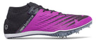 Women's New Balance SD 100. Purple upper. Lateral view.