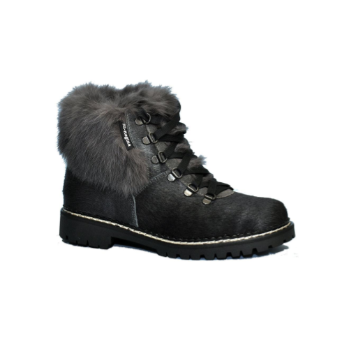 Regina Imports Forest Rabbit women's fur winter boots in Grey