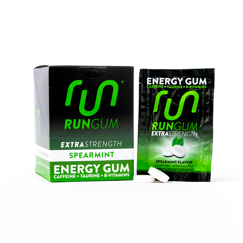 Run Gum single packs. Spearmint.