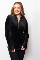 Sno Skins Plush Microfleece Quarter Zip Shirt Women's product image