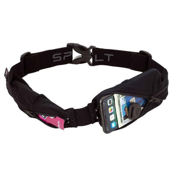 Unisex Spibelt Dual Pocket Pro. Black.