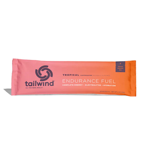 Tailwind Nutrition Endurance Fuel Single Serving Packet — Caffeinated Tropical / 2 oz