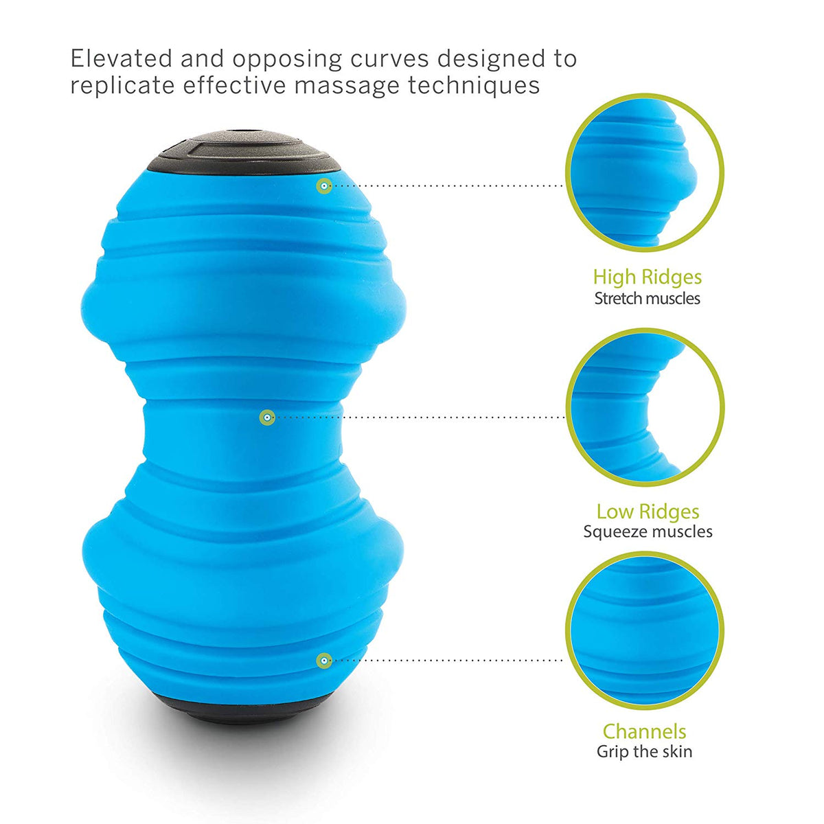 Trigger Point Vibrating Massage Rollder | Blue
