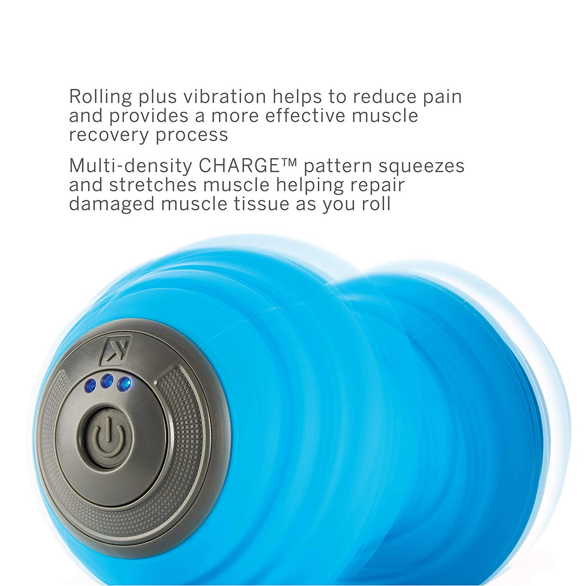 Trigger Point Vibrating Massage Rollder | Blue