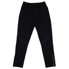 Men's rabbit Before and After pants. Black. Front view.