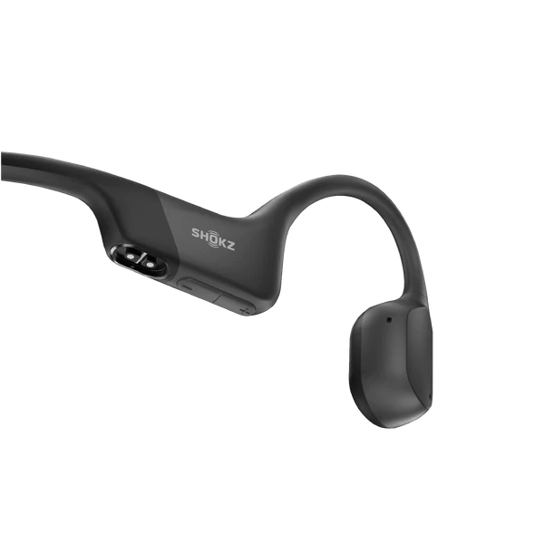 Shokz OpenRun Headphones Black.