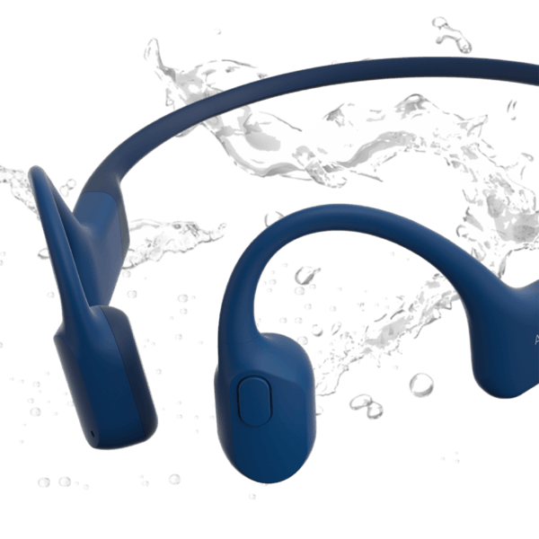 Shokz OpenRun Headphones Blue.