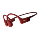 Shokz OpenRun Headphones Red.