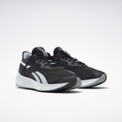 Men's Reebok Floatride Energy Symmetros 2. Black upper. White midsole. Lateral view.