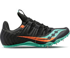 Women's Saucony Showdown 5. Black upper. Lateral view.