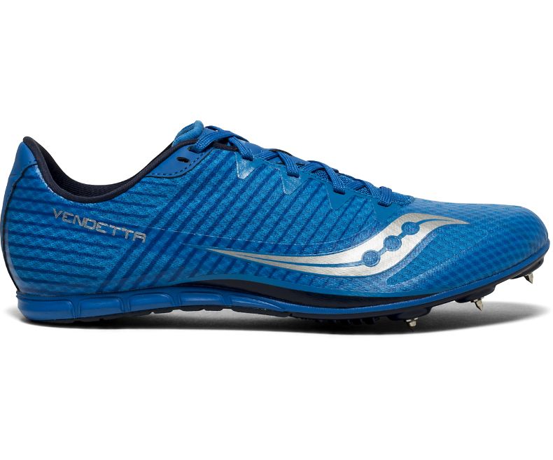 Saucony Vendetta Men's Royal Blue/Silver – Confluence