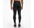 Men's Saucony Bell Lap Tights. Black. Rear view.