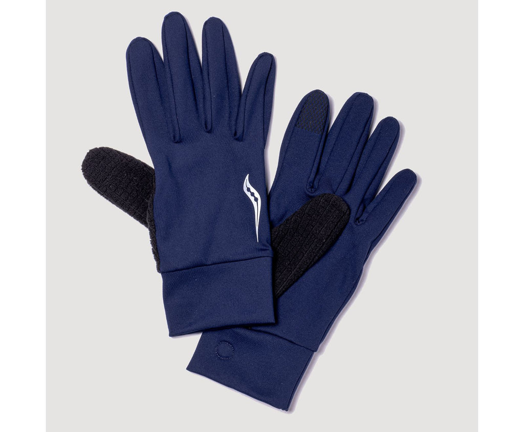 Unisex. Saucony Solstice Glove. Dark Blue.