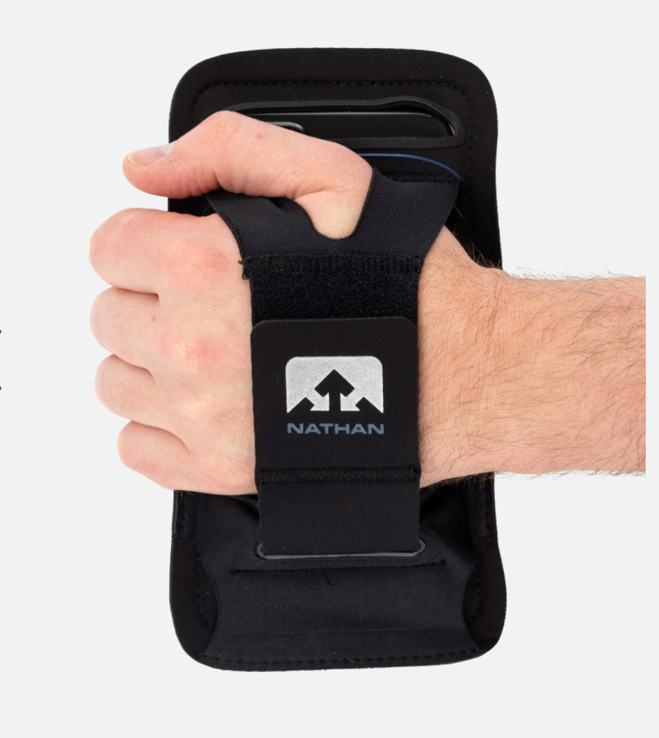 Nathan Handheld Phone case. Black.