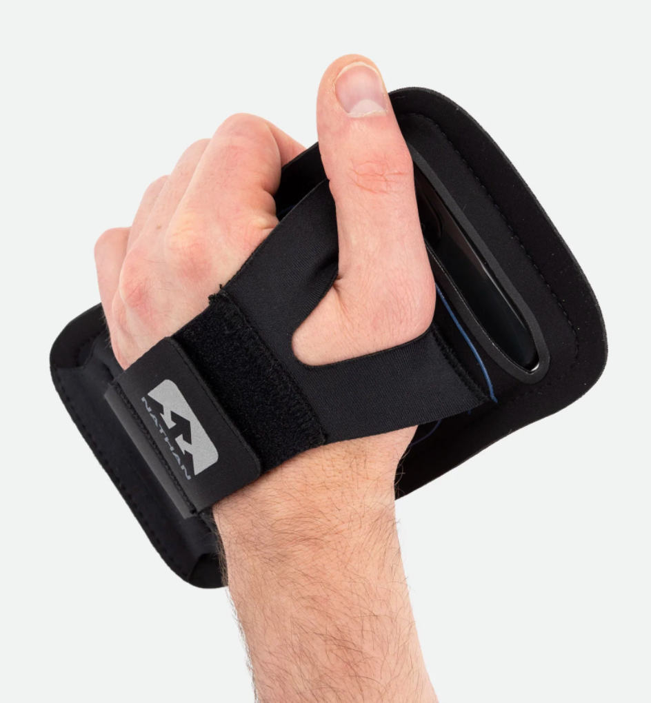 Nathan Handheld Phone case. Black.