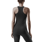 Women's CEP Ultralight Tank. Black. Rear view.