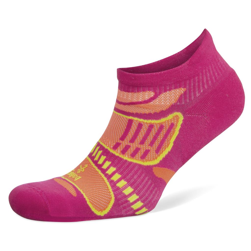 Unisex Balega Ultralight. No Show. Pink. Lateral view.