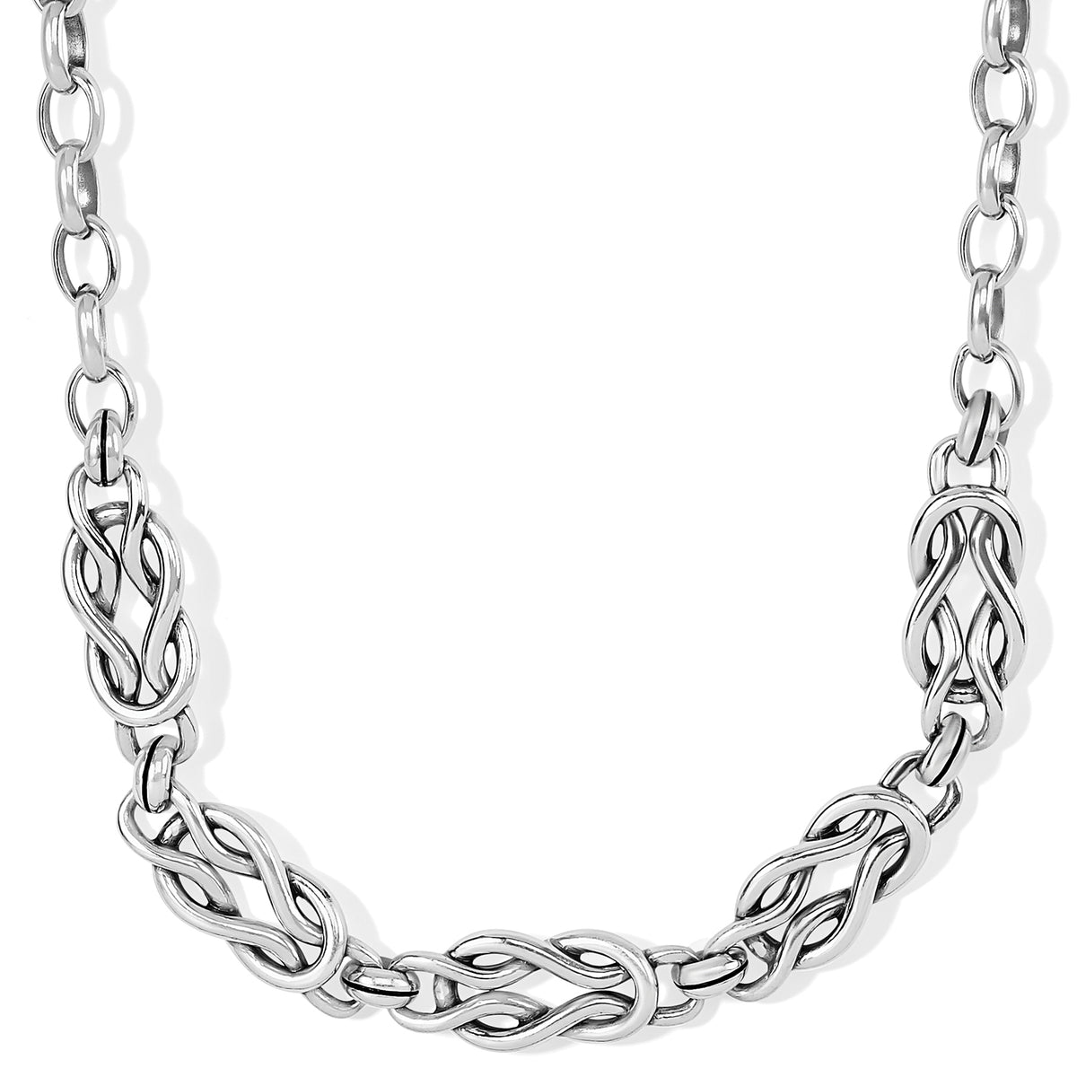 Brighton Interlok Harmony Link Necklace Women's
