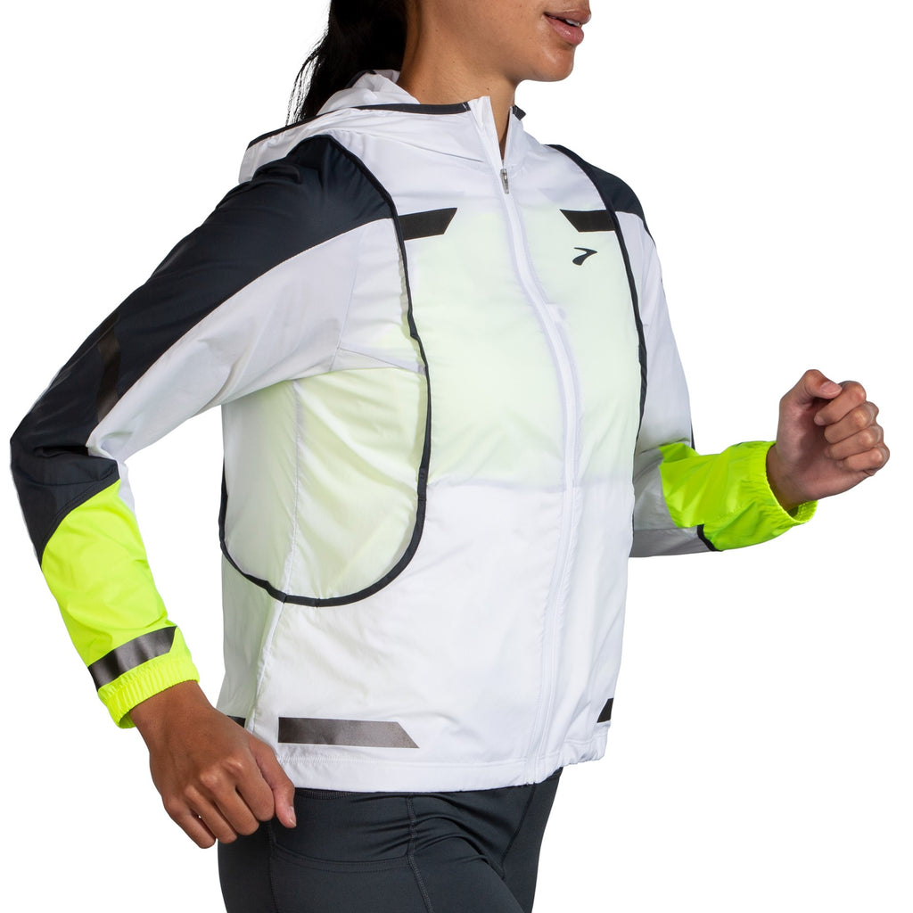 Brooks Run Visible night visibility clothing jacket that converts to a vest