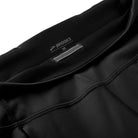 Women's Brooks Method 3/4 Tights. Black. Waistband closeup.